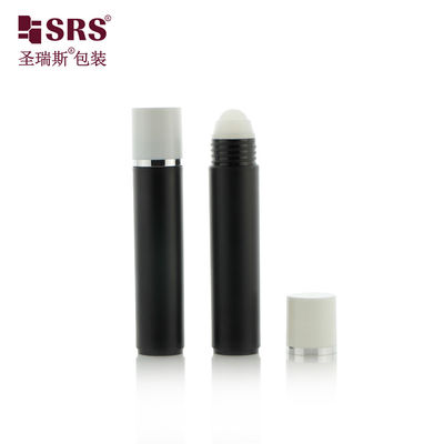 RPP(P)-35ml Frosted Black Plastic Roller Flasche für Desinfektionsmittel und Deodorant Flüssigkeit
