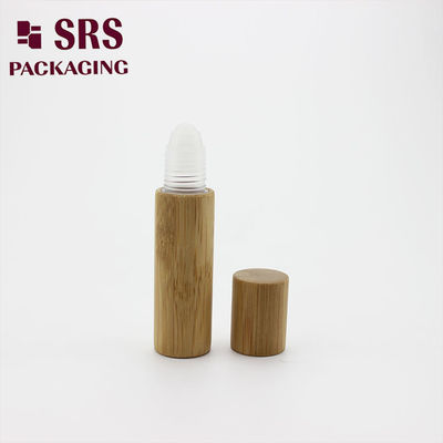 SRS 10 ml echte Bambus-Kunststoff-Rollflasche mit Kunststoffkugel