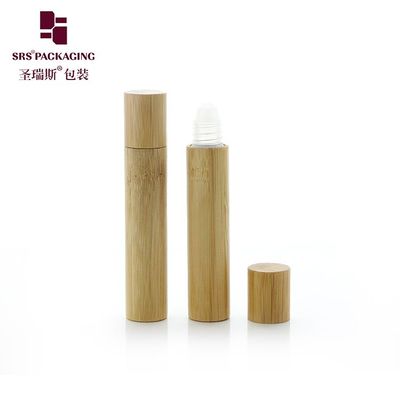 BPP-8ML Naturbamboo Holzkappe Plastik-Rollflasche für Körperpflegeverpackungen