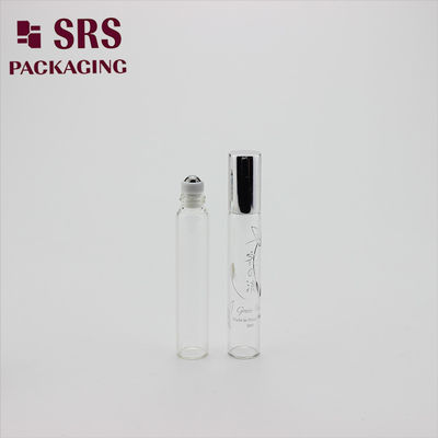 SRS leere 8-ml-Rollflasche aus Klarglas mit Aluminiumverschluss