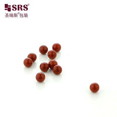 Rote Achat-Edelsteinkugel 7,9 mm 8 mm für Schmuck aus Rollflaschen