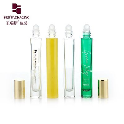 10ml Roll On Glasflasche mit individueller Farbe ohne Leckage und Siebdruck für kosmetische Verpackungen