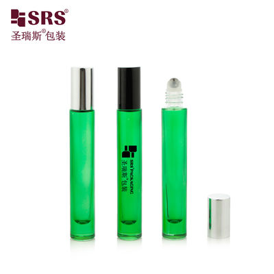 Runde Form 10ml Auslaufsichere Glas-Rollerball-Flasche für Parfüm und ätherische Öle