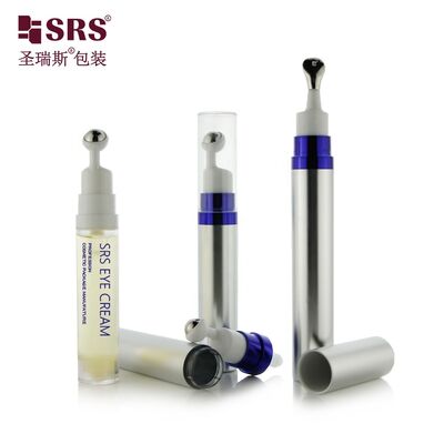 SRS 8ML 10ML 15ML Luftlose Flaschenrolle auf Flasche Hochwertiger Warmverkauf Augenkrem Massagebehälter