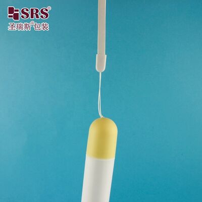 Frosted Pink Cap Flasche PP Kunststoff Roller Ball Ölflasche Rund 25ml Baby Massage Ölflasche