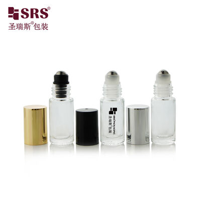 SRS Verpackung 5ml Kundenspezifische Glas-Roll-on-Flasche für Parfüm-Ätherisches Öl