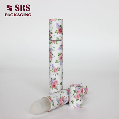 SRS leere Kosmetik-Roll-on-Flasche aus Kunststoff 15 ml mit Papierverpackung