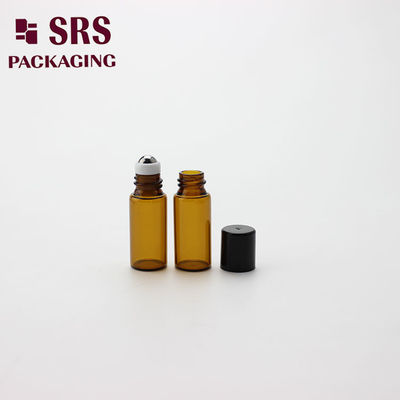 SRS Großhandel mit Parfüm leeren 3 ml kleinen Bernstein Glas Rollkugel Flasche