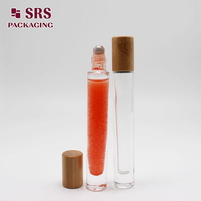 SRS leere Parfüm-Bambuskappe, 10 ml Glasflasche mit Rollerball