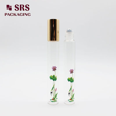 Klare Farbrolle von SRS Cosmetic auf einer 10-ml-Parfümöl-Glasflasche