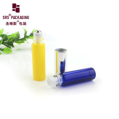 Dünnwandige, runde 5-ml-Flasche aus Glas mit Rollerball für ätherische Öle